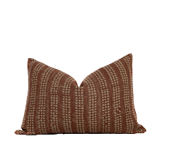 Rust Brown Pillow Cover