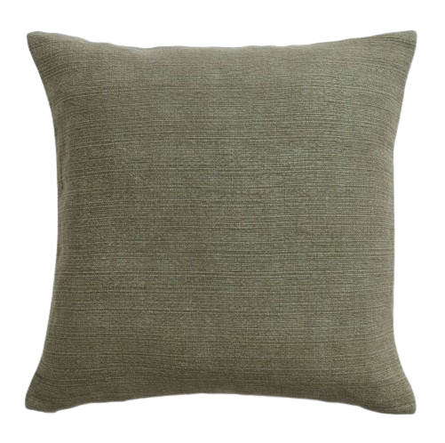 Textured Linen Pillow Cover