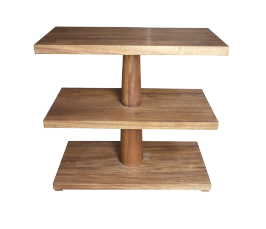 Noir Fatima Solid Wood End Table