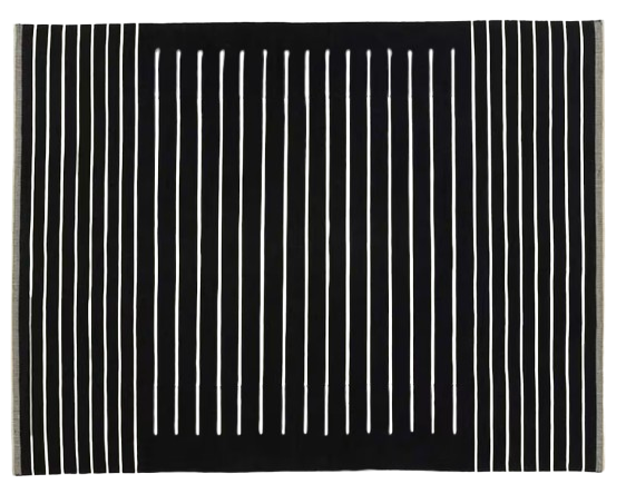 Handwoven Stripes Cotton Rug