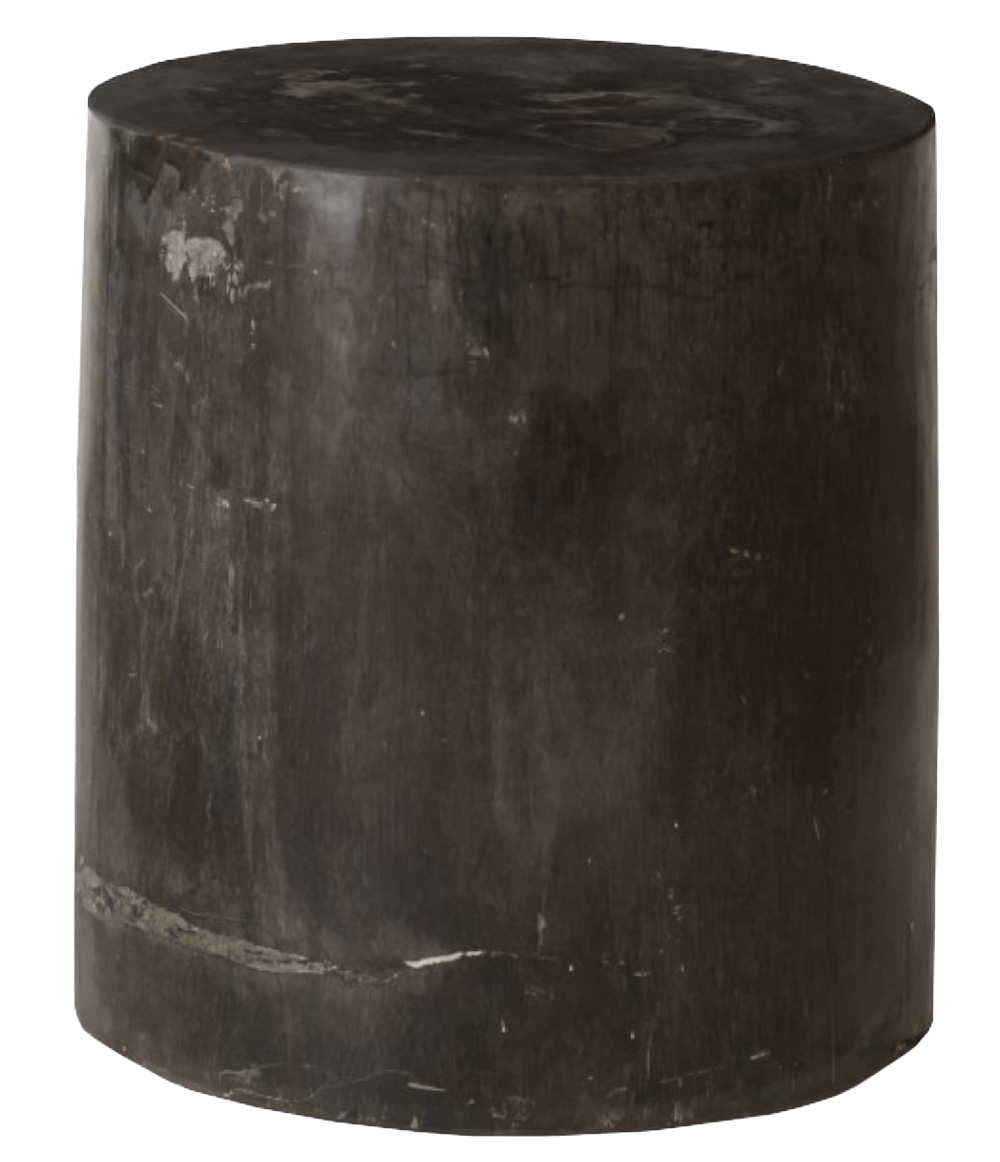 Petrified Wood Stool, Espresso