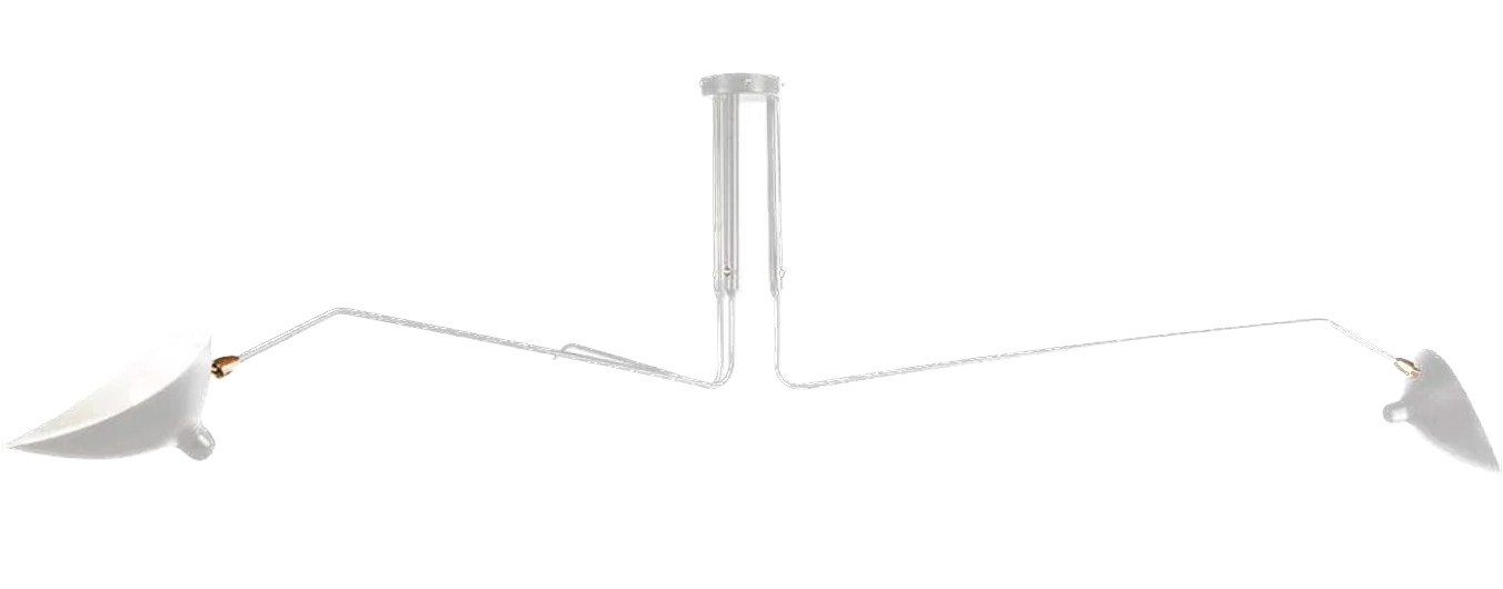 Three-Arm Mouille Ceiling Lamp