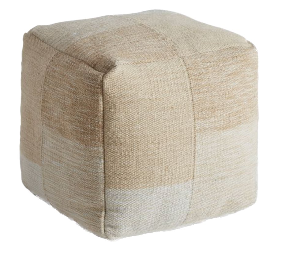 Patchwork Indoor/Outdoor Pouf