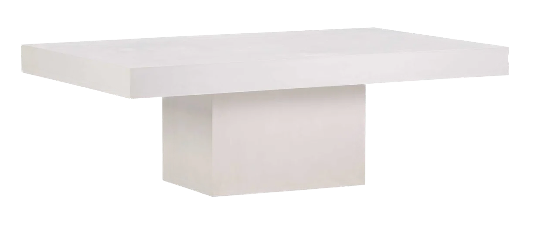 Perpetual Rectangular Concrete Outdoor Coffee Table