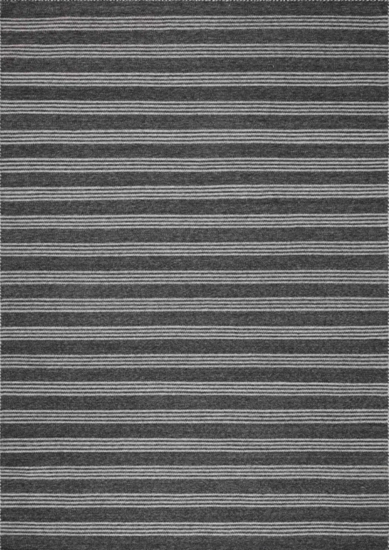 Charlie Striped Indoor/Outdoor Area Rug