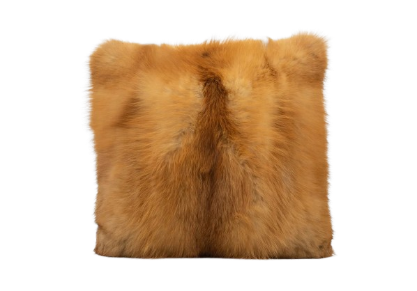 Red Fox Fur Pillows