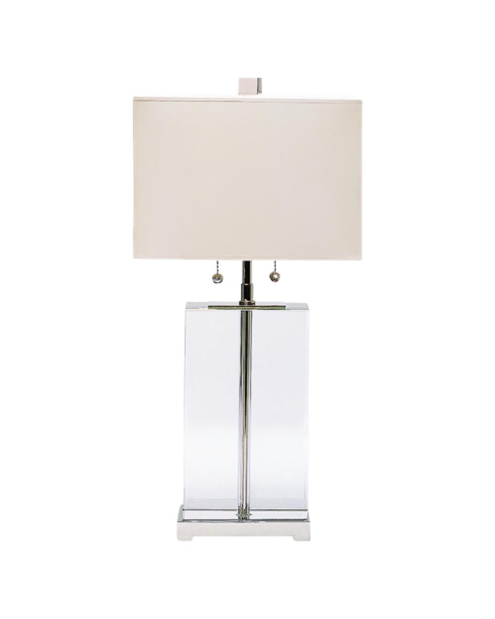 Crystal Block Table Lamp