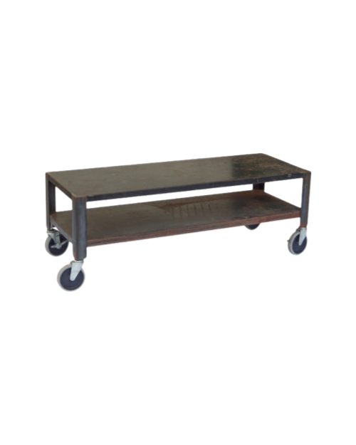 Industrial Rolling Coffee Table