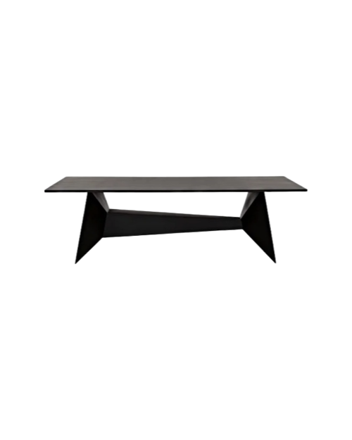 Asymmetrical Metal Coffee Table