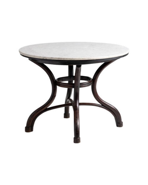 Marble Top With Bentwood Centre Bistro Table