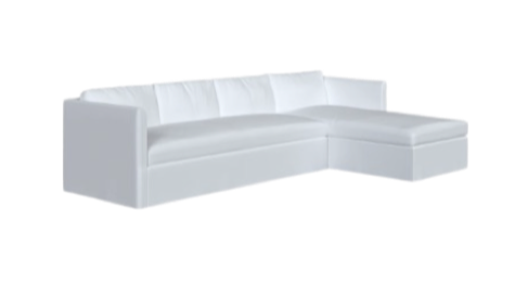 The Slipcovered Bradley Chaise Sectional