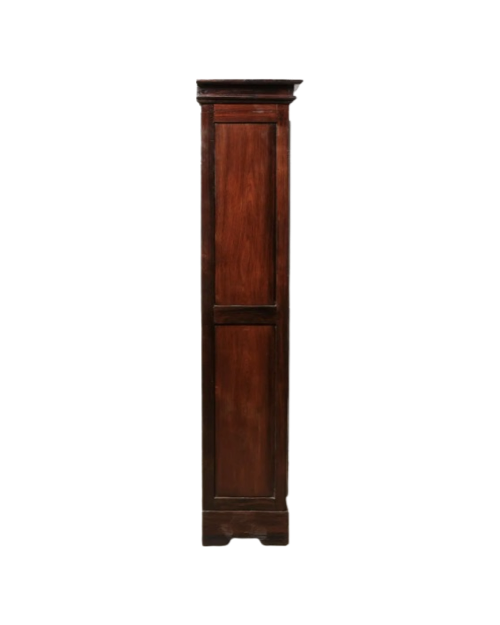 Rosewood Cabinet With Glass Panel Doors