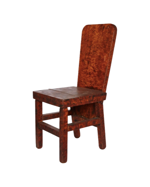 Handmade Burled Wood Chair