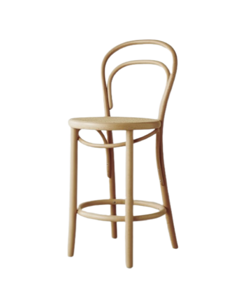 Caned Dining Counter Stool