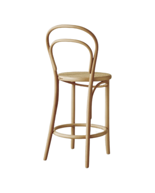 Caned Dining Counter Stool