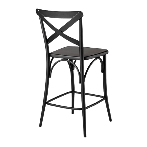 French Bistro High Back Counter Stool