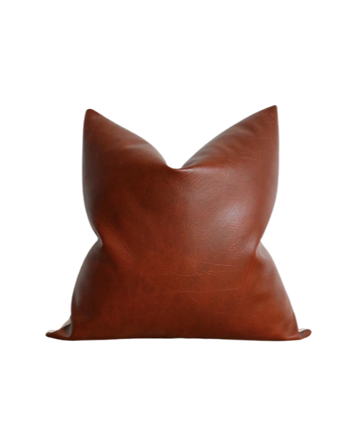 Naima Faux Leather Pillow
