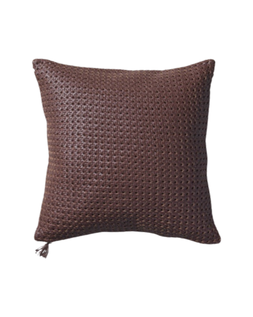 Leather Honeycomb Pillow