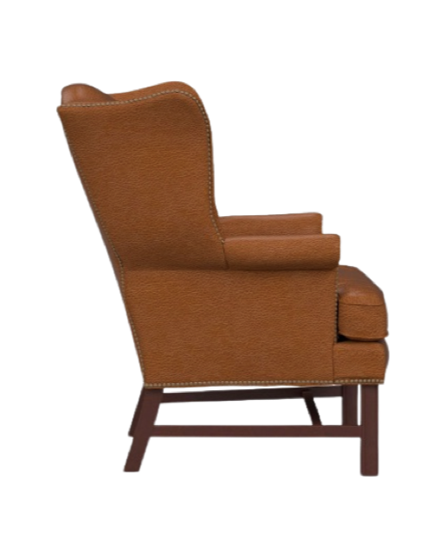 Thatcher Leather Wingback Chair