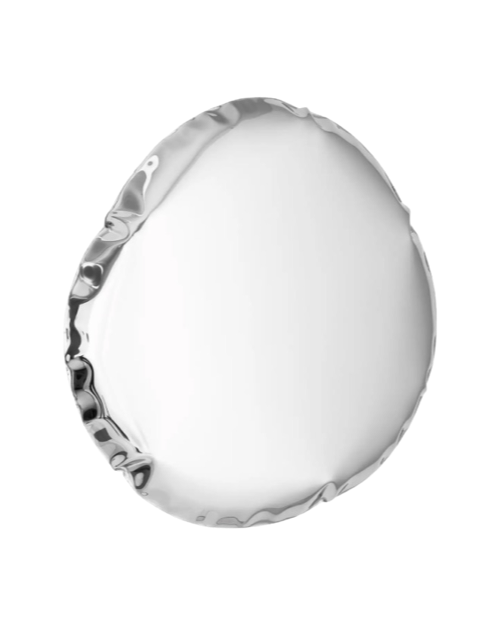Tafla O6 Polished Stainless Steel Wall Mirror