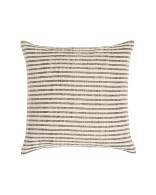 Woven Cotton Striped Pillow Cover