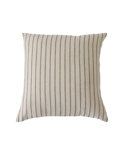 Charles Black Stripe Pillow Cover