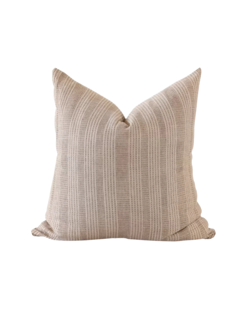 Brown Stripe Pillow Cover