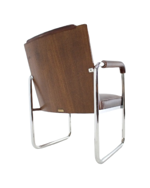 Charles University Chrome Armchair