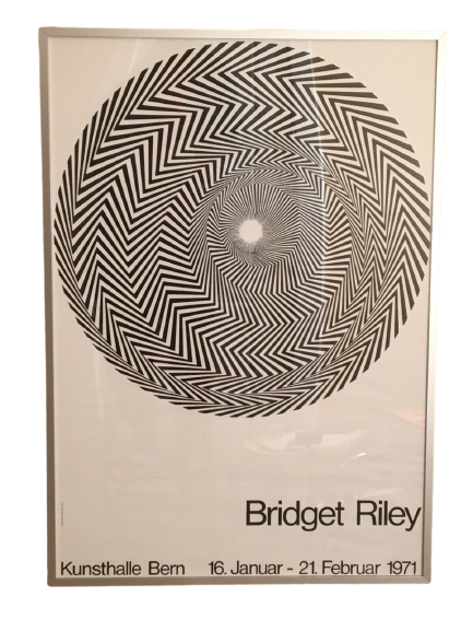 Bridget Riley 'blaze' Framed Poster