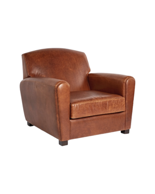 Doyle Leather Club Chair