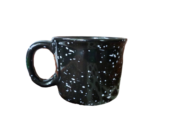 Black Speckled Mug