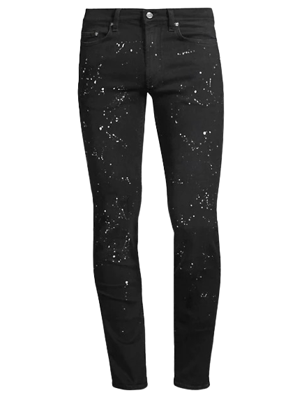 BLK DNM Paint Splatter Skinny Jeans