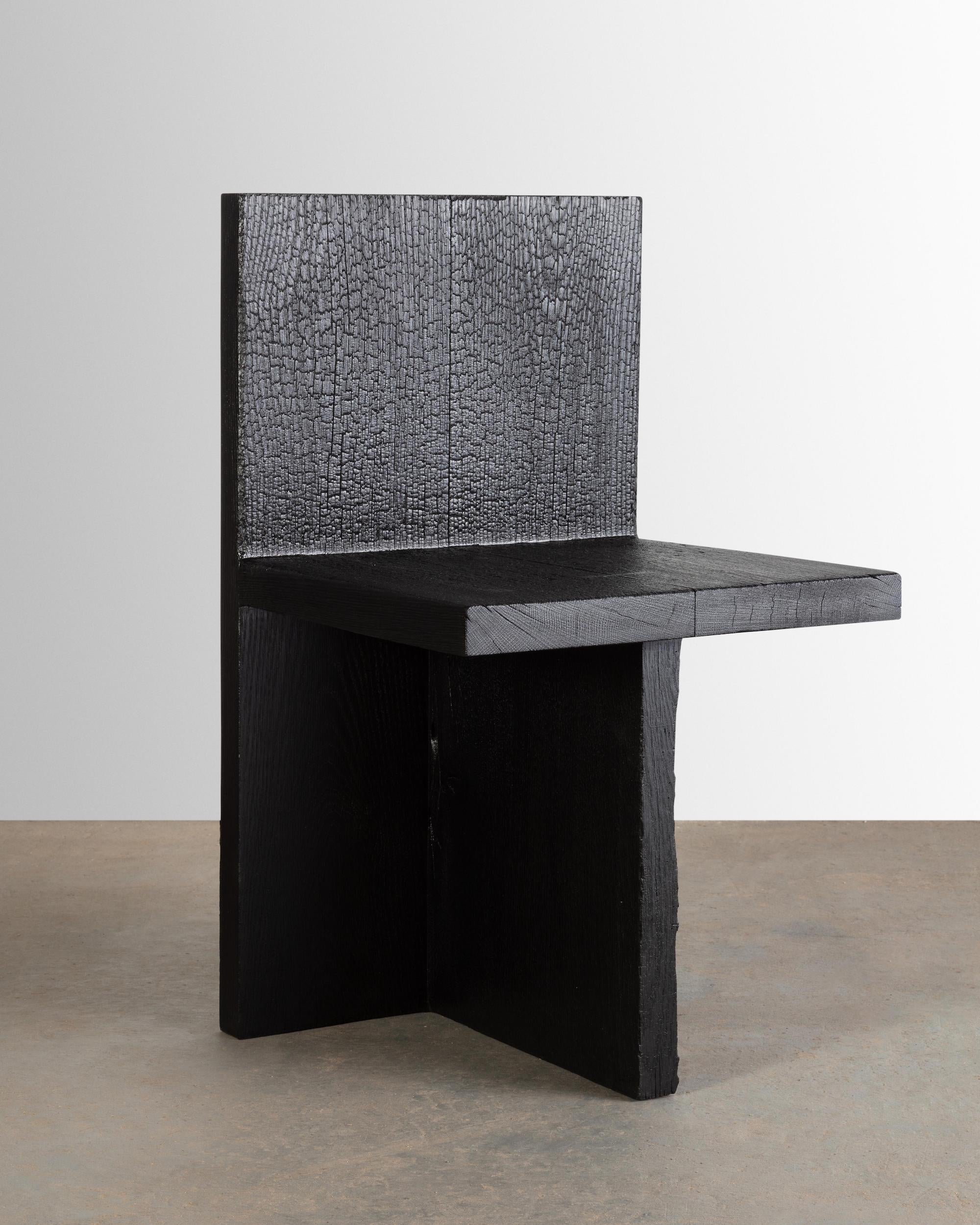 Charred Oak Dining Chair