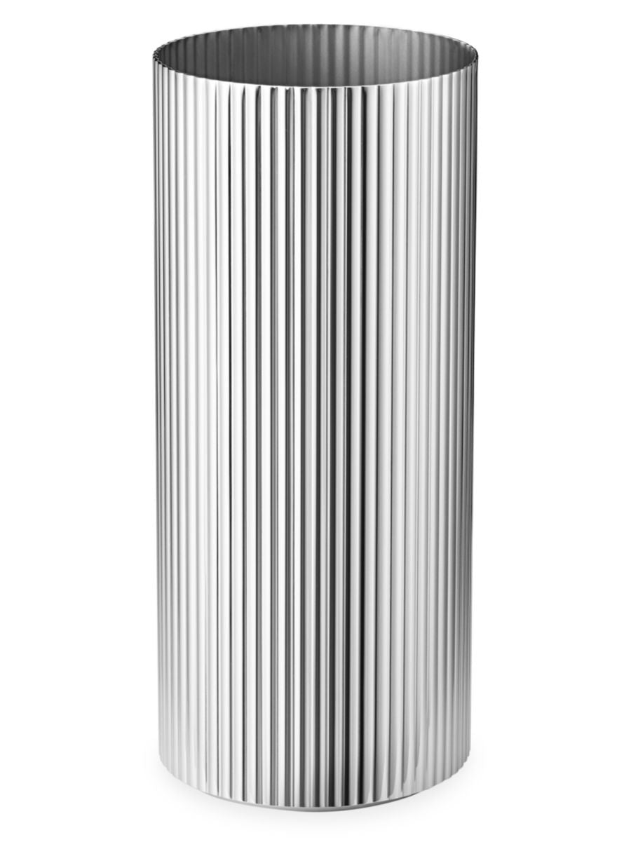 Georg Jensen Bernadotte Stainless Steel Vase