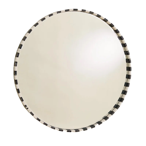 Black & White Marble Mirror