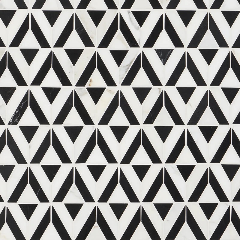 Black Jade Mosaic TIle