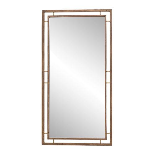 Belmundo Antique Brass Floor Mirror