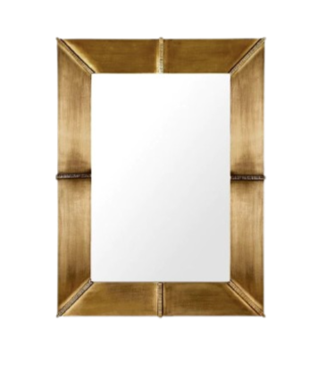 Brea Antique Brass Mirror