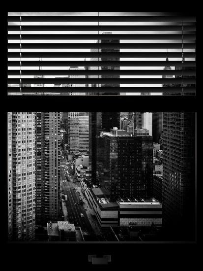 Window View with Venetian Blinds: 42nd Street