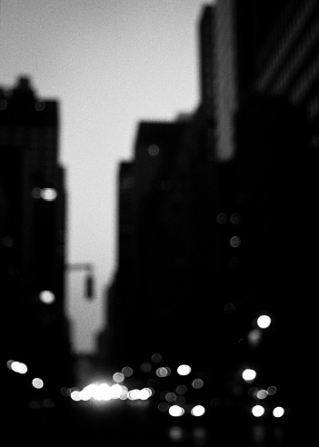 Blurred Lights of Sixth Avenue