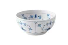 Blue Fluted Plain Porcelain China Dessert Bowl