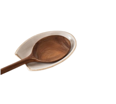 Minimal Stoneware Spoon Rest