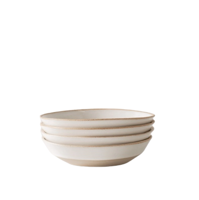 Minimal Stoneware Pasta Bowl Set